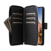 For Samsung Galaxy A25 Nine-card Slots Zipper Wallet Bag Leather Phone Case(Black)
