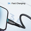 JOYROOM SA32-AL3 Starry Series 3A USB to 8 Pin Fast Charging Data Cable, Length:1m(Black)