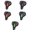 Bicycle Seat Cover Thickened Silicone Shock-absorbing Saddle Cover(Orange)