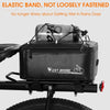 WEST BIKING Electric Bike Back Seat Driving Bag Mountain Bike Riding Waterproof Storage Bag(Black)