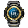 SMAEL 8082 Outdoor Waterproof Sports Multifunctional Luminous Timing Electronic Watch(Gold)