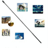 1.5m Carbon Fiber Extended Monopod Invisible Selfie Stick For Insta360  / DJI Action / GoPro / Xiao Yi Sports Camera