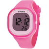 SYNOKE 66896 Multifunctional Detachable Waterproof Luminous Student Watch(Pink)