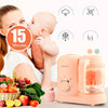 Multifunction Baby Food Cooking Maker Steamer Mixing Grinder Food Supplementary Machine(Pink)
