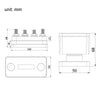 600A 48V RV&Ship Modification 4-way Large Electric DC Busbar(AOA4713C-M10)