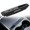 For Tesla Model 3/Y Car USB Hub Docking Station With Digital Display Ambient Light(Black)