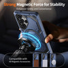 For Samsung Galaxy S23 FE 5G Cooling MagSafe Holder Phone Case(Blue)