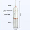 A9 Household Electric Portable Tooth Cleaner Oral Care Dental Floss Tooth Cleane 1 Nozzle(Black White)