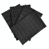 4pcs /Set EVA Surfboard Anti-Skid Pads Kayak Foot Pads(Black)