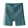 High Waist Seamless Safety Panties Ice Silk Shorts, Size: L (47.5-60kg)(Dark Green Sticker)