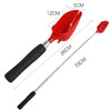 Fishing Bait Throwing Spoon Nesting Device Retractable Casting Scoop, Style: Stainless Steel
