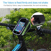 BaseCamp BC-305 Bicycle Phone Bags Mountain Road Bike Front Head Top Frame Handlebar Bag with Transparent Window & Sun Visor for 5.8 Inch 15x8cm and Below Smartphones(Green)