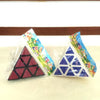 5 PCS Third-order Shaped Twisted Cube Fluorescent Cube Children Educational Toys(White)