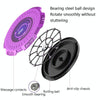 KINGZE Home Waist Twist Board Fitness Equipment Sports Abdomen Revolving Twisting Machine, Specification: Purple + Pull Rope
