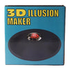 3D Mirascopel Visual Illusion Box Optical Holographic Projection Physical Imaging Educational Science Toys(Frog)