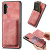 For Samsung Galaxy A26 5G Retro Leather Card Bag Magnetic Phone Case(Pink)