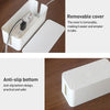 Wire Organizer Storage Box Power Strip Socket Junction Box, Size:Medium(Bamboo White)