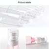 10 PCS Portable Refillable Plastic Fine Mist Perfume Spray Bottle Transparent Empty Spray Sprayer Bottle, 100ml(Pink)
