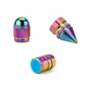 Car Bicycle Tire Aluminum Alloy Dustproof Valve Cap(Bullet Style)