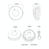 Zigbee Water Leak Detector, Flood Sensor, Smart Home, IP66