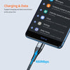 ENKAY 3-in-1 6A USB to Type-C / 8 Pin / Micro USB Multifunction Fast Charging Cable, Cable Length:1m(Grey)