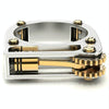 Mechanical Two-Tone Ring Gear Novelty Jewelry Ring, Size: 9