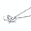 S925 Sterling Silver Opal Star Women Nacklace Jewelry