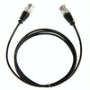1.2m Black BNC Male Cable for CCTV & TV Aerial