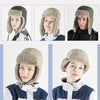 Windproof Padded Thickened Snow Hat Cold Protective Ear Hat, Size: One Size(Khaki)