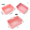 For Ninja DZ201 Air Fryer Silicone Liner Mat Reusable Basket Tray, Spec: Gray Thin Model (95g)