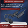 DG-X18 Bone Conduction Bluetooth Headphones Swimming IPX8 Waterproof Sports Headphones, Memory Capacity: 16G(English Black)