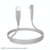 Borofone BX105 2.4A USB-A to 8 Pin Fast Charge Data Cable, Length:1m(Grey)
