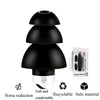 Anti-Noise Sleep Earplugs Silicone Soundproof Earplugs Industrial Noise Cancelling Silent Earplugs(White)