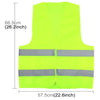 XL Reflective Fluorescent Vest Safty Cloth Driving School Construction Traffic Safty Warning Working Cloth(Fluorescent Green)