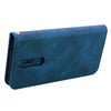 For Xiaomi Redmi 8 Frosted Business Magnetic Horizontal Flip PU Leather Case with Holder & Card Slot & Lanyard(Blue)