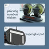 F622U Car Creative Folding Rotatable Double Head Electric Cooling Fan with Dual USB Charging Port, Style:24V Cigarette Lighter