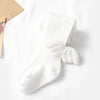 Spring And Autumn Children Tights Baby Knitting Pantyhose Size: XL 4-6 Years Old(White)