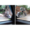 Car Blind Spot Side View Wide Angle Convex Mirror Vision Collection Side View Mirror Blind Spot Mirror(Silver)