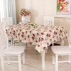 PEVA Oil&Water Resistant Coffee Table Tablecloth, Size: 137x183cm(Purple Rose)