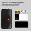 Fireproof and Waterproof Protective Bag for Digital Accessories Valuables 7.87x4.3x0.78 Inch