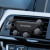 Car Air Outlet Six-claw Gravity Mobile Phone Holder Bracket (Black)