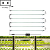 LED Plant Lamp Household Full Spectral Filling Hard Lamp Strip, Style: 50cm 6 Head(Sun Light EU Plug)