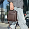 WEIXIER D284 Men Casual Crossbody Single Shoulder Bag(Brown)