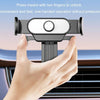 Car Air Outlet Mobile Phone Holder Automatic Lock Snap-on Navigation Holder(Blue)