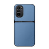 For Redmi K40 / K40 Pro Litchi Leather Magnetic Full Coverage Shockproof Phone Case(Blue)