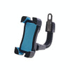 Universal 360 Degrees Free Rotation ABS Motorcycle Phone Bracket Mountain Bike Navigation Bracket GPS/Mobile Holder for 3.5-6.5 inch Mobile Phone(Blue)