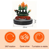 22cm Electric Rotating Turntable Display Stand Live Video Shooting Props Turntable Jewelry Shoes Display Platform, EU Plug (Black)