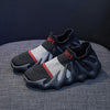 450-11 Summer Mesh Breathable Socks Shoes Flyweave Comfortable Running Casual Shoes, Size: 38(Black)