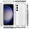 For Samsung Galaxy S24 FE 5G Shockproof Clear Gradient PC + TPU Phone Case(Transparent)