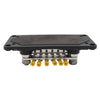 CP-3160 1 Pair 300A 12-48V RV Yacht Modified Double Row 12-way M6 Terminal Busbar with 24pcs Terminals